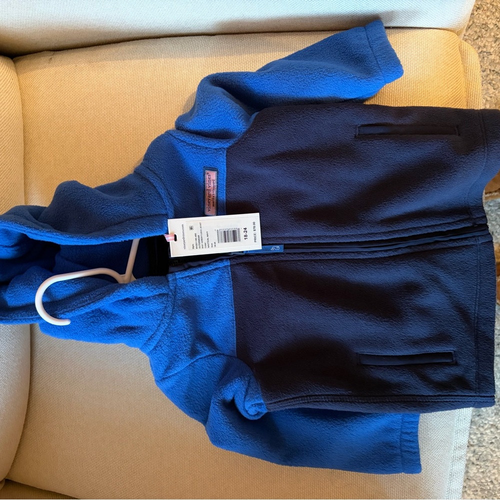 Vineyard Vines toddler harbor fleece jacket nwt
